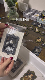 Vintage Pet Portre, Buzdolabı Çerçevesi, Değiştirilebilir Fotoğraflı Buzdolabı/Ev Dekoru